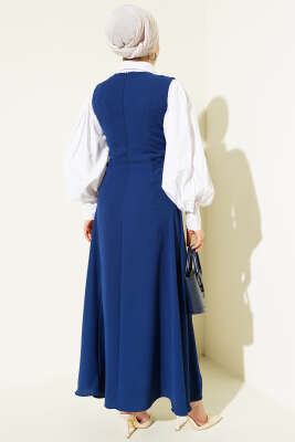 Yan Toka Detaylı Jile Lacivert - 700-100 TL Ürünler
