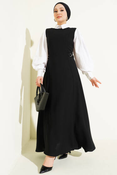 Yan Toka Detaylı Jile Siyah - 700-100 TL Ürünler