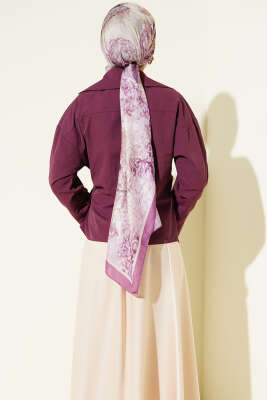 Yandan Bağlamalı Bluz Magenta - Bluz