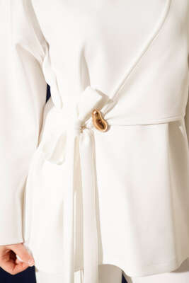 Yandan Bağlamalı Scuba İkili Takım Beyaz - İkili Takım