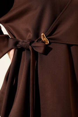 Yandan Bağlamalı Scuba İkili Takım Kahve - İkili Takım