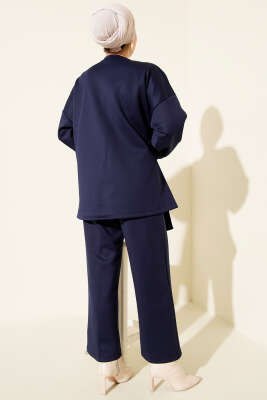 Yandan Bağlamalı Scuba İkili Takım Lacivert - İkili Takım