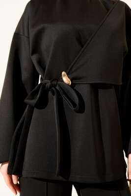 Yandan Bağlamalı Scuba İkili Takım Siyah - İkili Takım