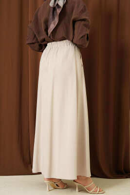 Yandan Cepli Basic Etek Taş - Etek