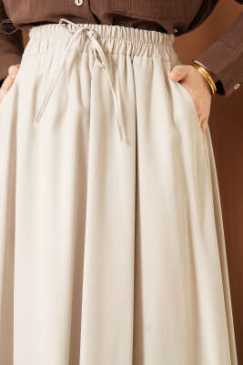 Yandan Cepli Basic Etek Taş - Etek