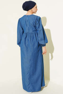 Yandan Cepli Kot Elbise Kot - Elbise