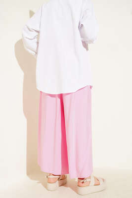 Yandan Cepli Salaş Tensel Pantolon Pembe - 300-500 TL Ürünler