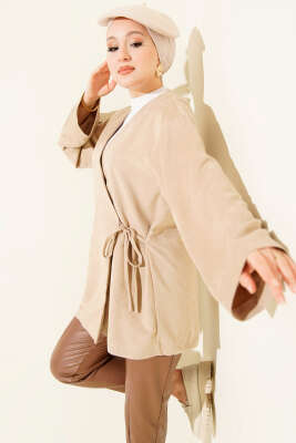 Yandan İp Bağlamalı Tunik Taş - MD TREND