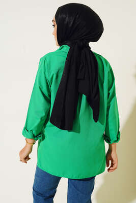 Yanları Çıt Çıt Düğmeli Gömlek Benetton - Gömlek