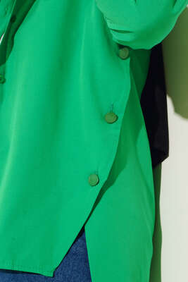 Yanları Çıt Çıt Düğmeli Gömlek Benetton - Gömlek