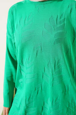 Yaprak Desen Triko Tunik Benetton - Triko Tunik