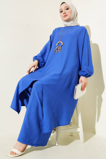 Yarasa Kol Asimetrik Kesim İkili Takım Saks - İkili Takım