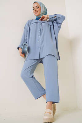 Yarasa Kol Salaş İkili Takım Buz Mavisi 