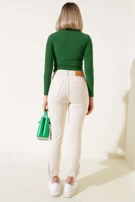 Yarı Balıkçı Yaka Bluz Benetton - Kadın Giyim Modelleri