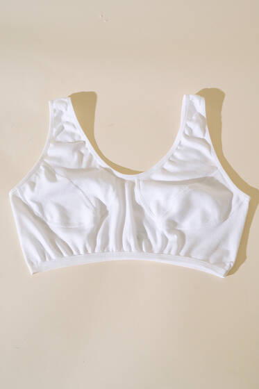 Yarım Bayan Büstiyer Beyaz - İç Giyim