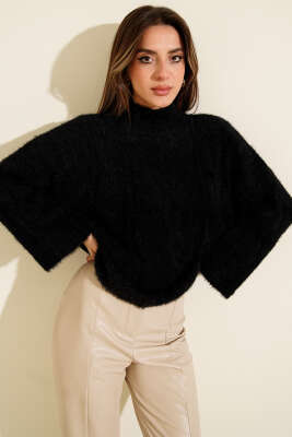 Yarım Boğazlı Sakallı Kazak Siyah 