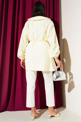 Yarım Düğmeli Nervürlü Tunik Lime - 500-700 TL Ürünler