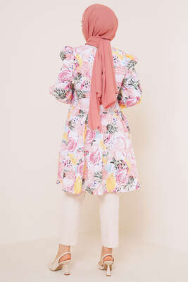 Yaz Desenleri Serisi Tunik Pıudra - Tunik