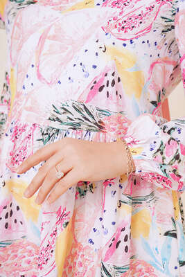 Yaz Desenleri Serisi Tunik Pıudra - Tunik