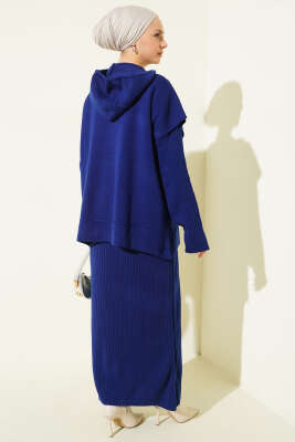 Yelekli Jile Elbise Triko İkili Takım Parlement - Günün Seçilenleri