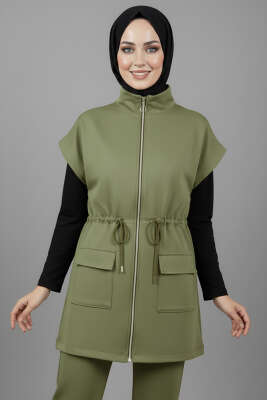 Yelekli Scuba İkili Takım Çağla Yeşili - İkili Takım