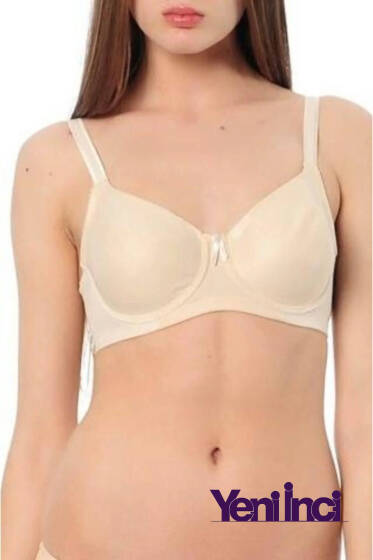 Yeni İnci Balenli Basic Toparlayıcı Sütyen Ten - Yeni İnci