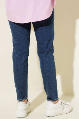 Yıpratmalı Dar Paça Kot Pantolon Lacivert - 300-500 TL Ürünler