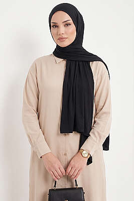 Yırtmaç Detaylı Tensel Uzun Tunik Bej - Tunik