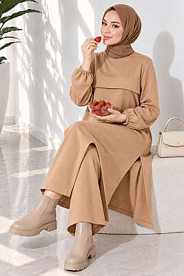 Yırtmaçlı Uzun İkili Takım Latte - 300-500 TL Ürünler