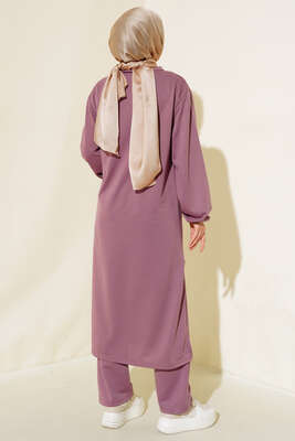 Yırtmaçlı Uzun İkili Takım Magenta - 300-500 TL Ürünler