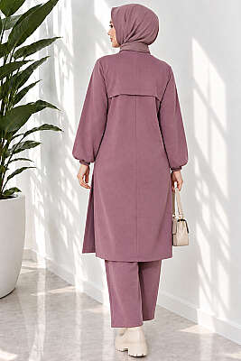 Yırtmaçlı Uzun İkili Takım Magenta - 300-500 TL Ürünler