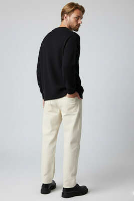 Yumoş Triko Erkek Kazak Siyah - Erkek Kazak