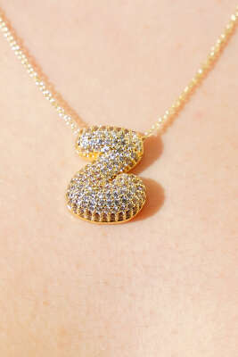 Z Harfli Taşlı Kolye - Günün Seçilenleri