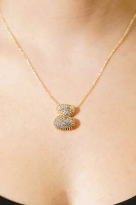 Z Harfli Taşlı Kolye - KONYALI BİJUTERİ