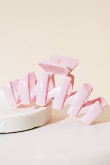 Zikzak Mandal Toka Açık Lila - Toka