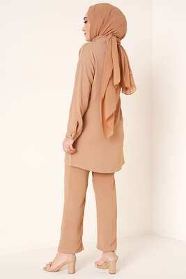 Zincir Kolyeli Ayrobin İkili Takım Camel - İKİLİ TAKIM