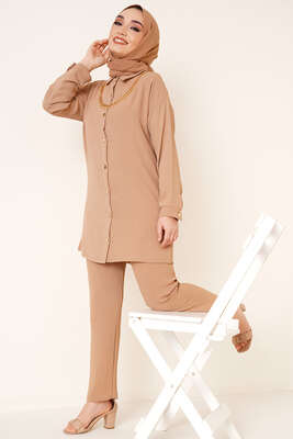 Zincir Kolyeli Ayrobin İkili Takım Camel 