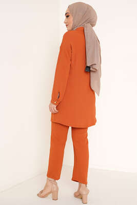 Zincir Kolyeli Ayrobin İkili Takım Taba - İKİLİ TAKIM