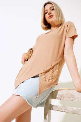 Zincirli Bluz Camel - TOP SHOW